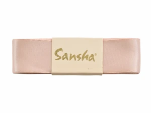 SANSHA Стрічки для пуант, 2.5 см, Тілесний, Атлас