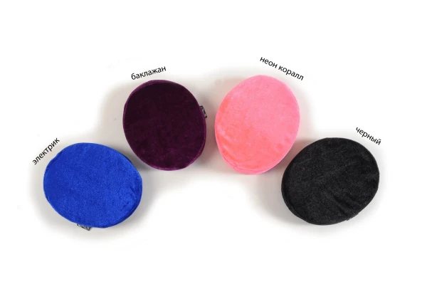 Подушечка овал, 3 см, Чорний