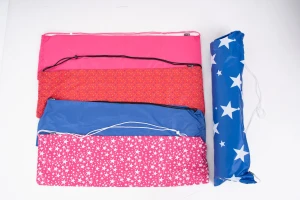 Чохол для каремата, Різнокол зірки на т.рож, Плащівка