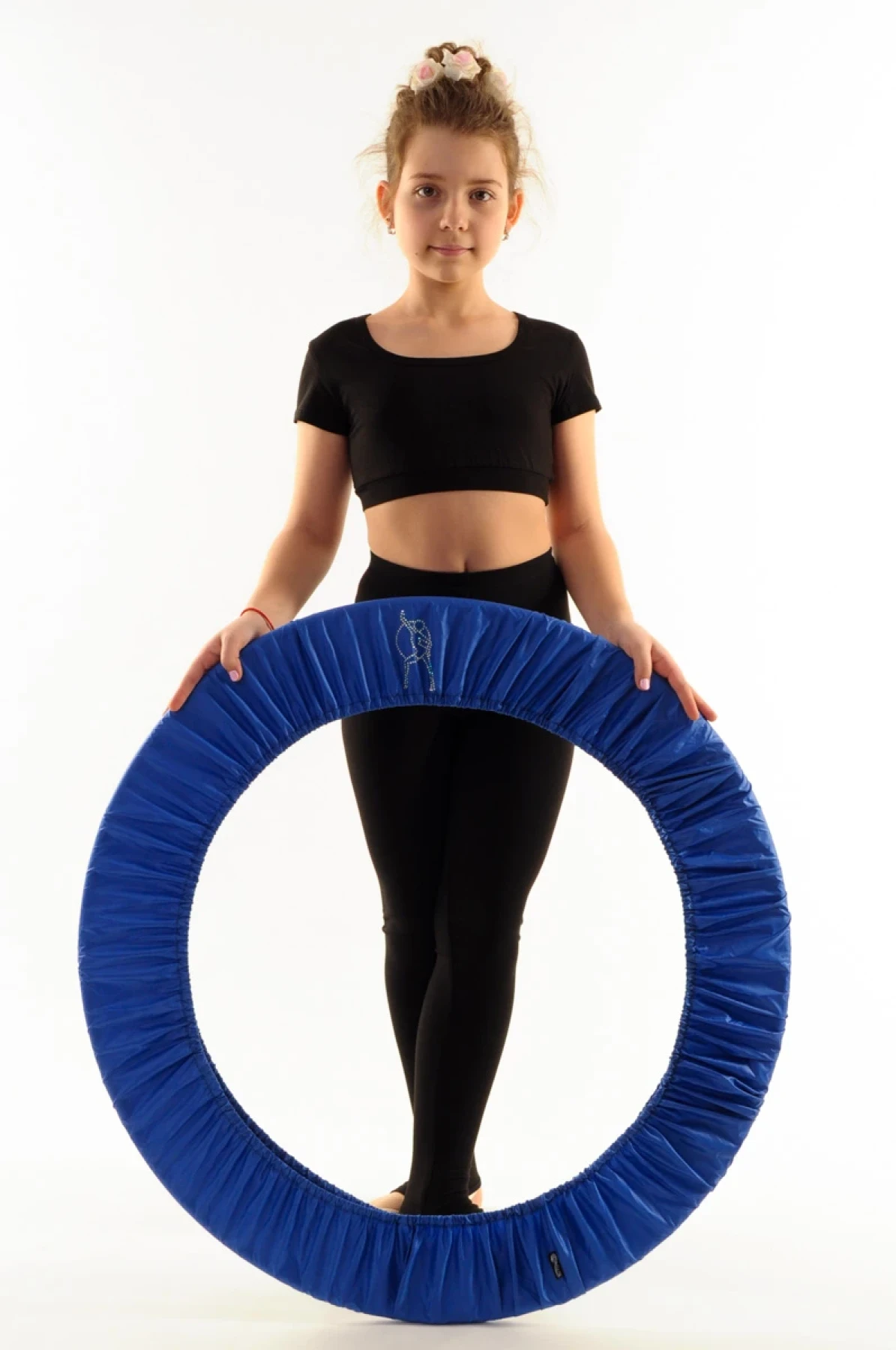 Чохол для обруча, Електрик (АВ білі), Велюр Чохол для обруча, Електрик (АВ білі), Велюр