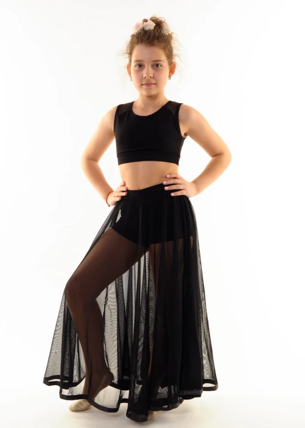 Юбка ST "Верона", Чёрный, Масло+сетка