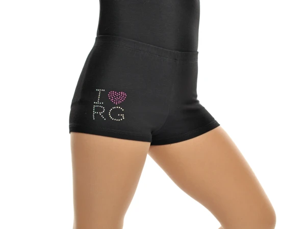 Шорти, Чорний, 80% бавовна + 15% віскоза + 5% лайкра