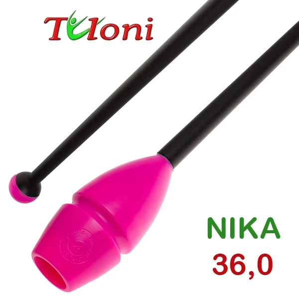 Tuloni Булави Nika, 36 см, Pink/Black, Резина + пластик