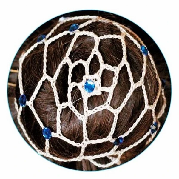 Pastorelli Сітка для гульки з камінням (синій), , Beige, Сітка