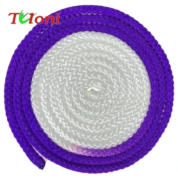 Tuloni Скакалка, 3 м, White/Viola, Нейлон